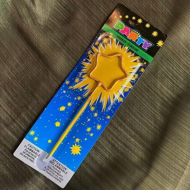 Birthday Fireworks Candles Fivepointed star love birthday decoration