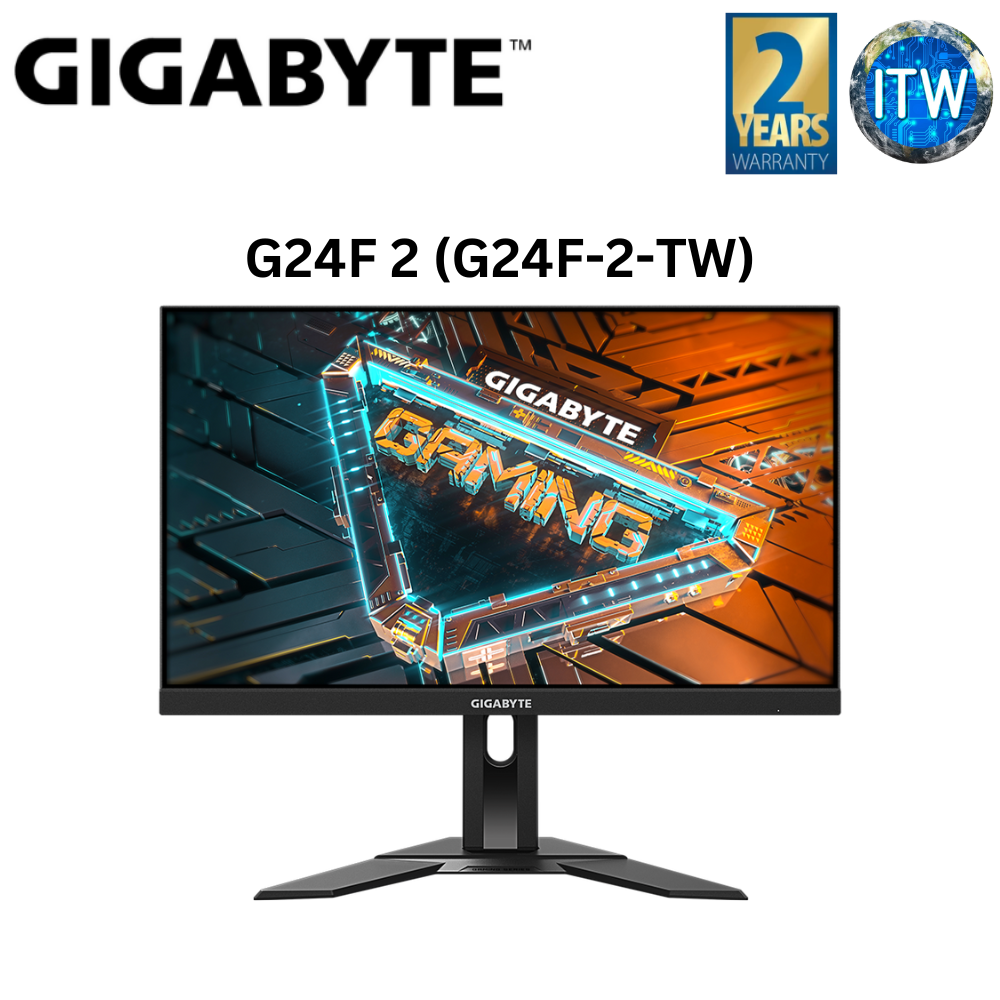 MONITOR 24 GIGABYTE G24F 2 GAMING IPS 165HZ HDMI/D