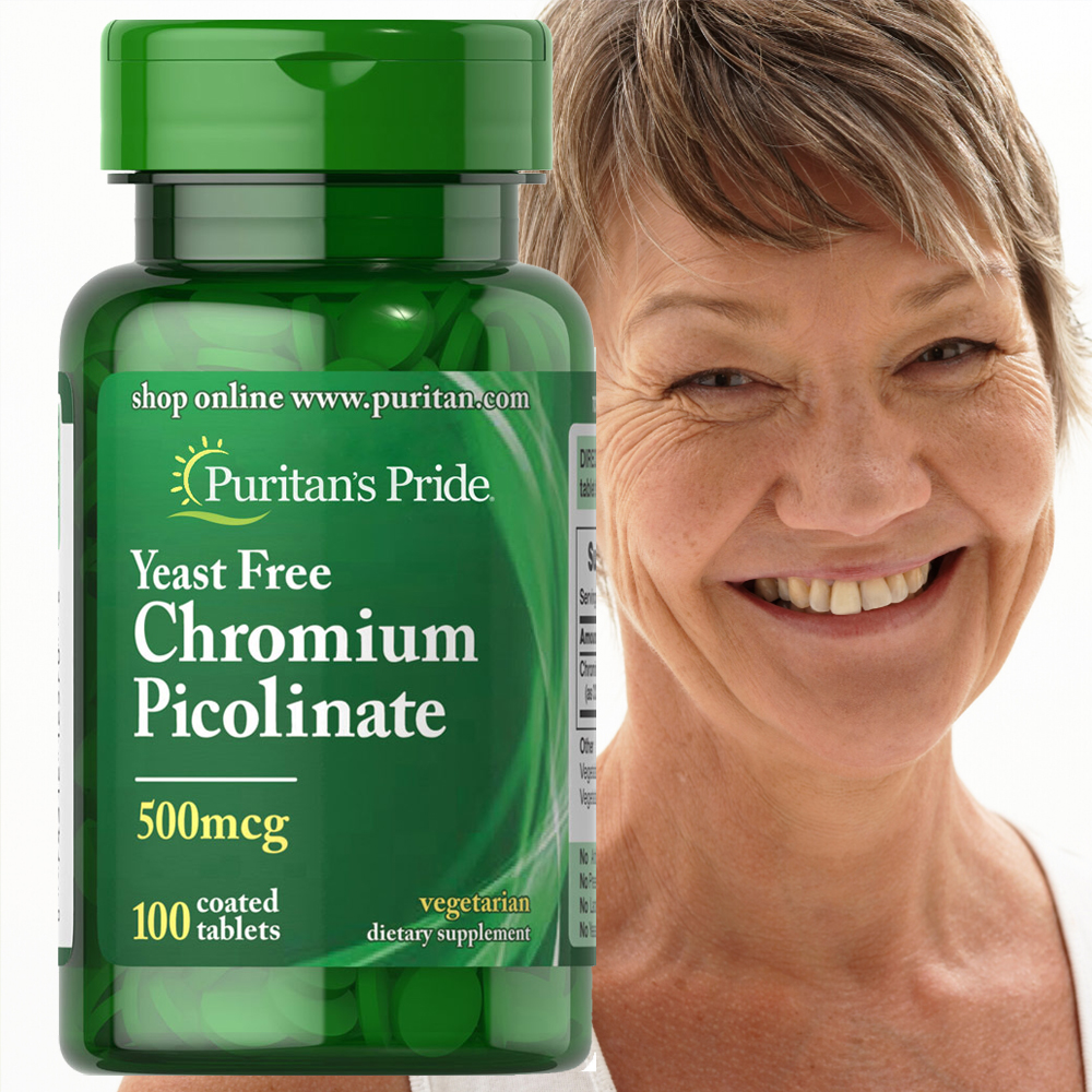Puritan's Pride Chromium Picolinate 500mcg 100 tablets review and price