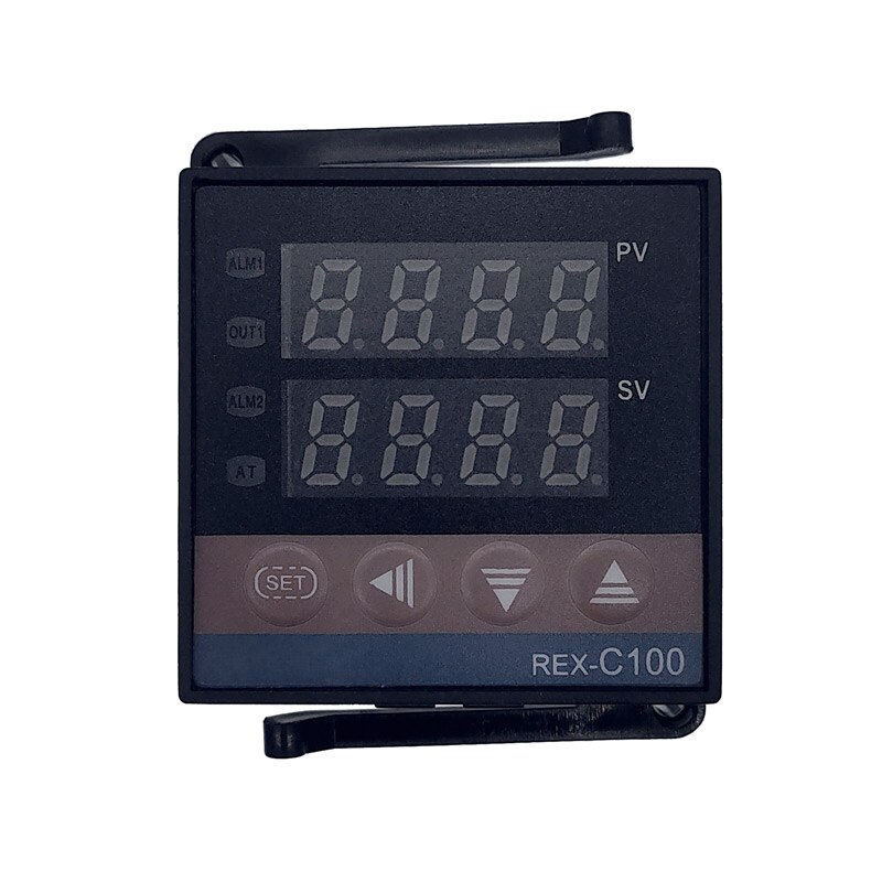 REX-C100 Mới Bộ Điều Khiển Nhiệt Độ Thông Minh PID Bộ Điều Nhiệt Đa Năng Loại K REX C100 Đầu Ra Rơ Le SSR
