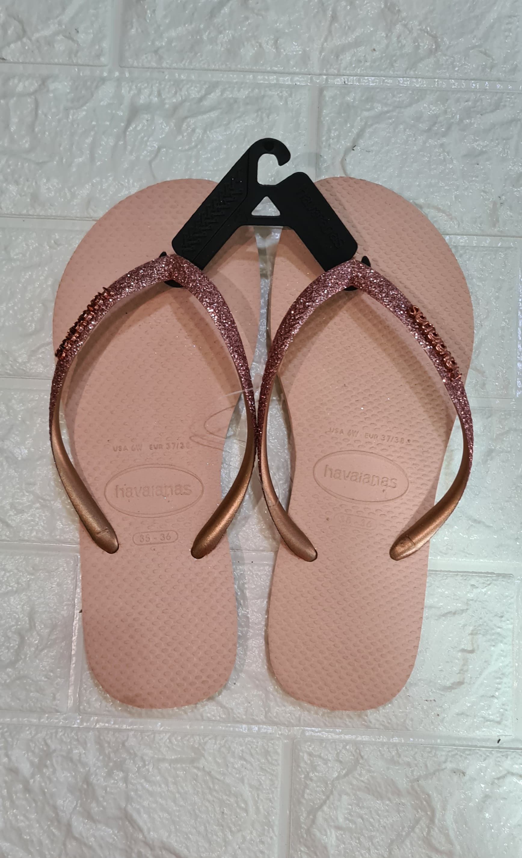 Havaianas slim glitter rosa online