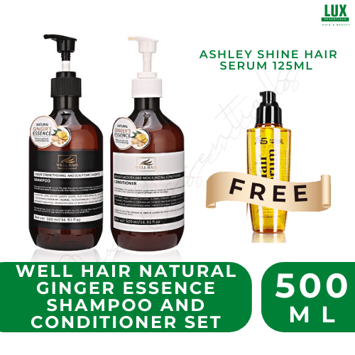 BUY SET GET FREE Natural Ginger's Essence Sulfate-free for Hair Growth ...