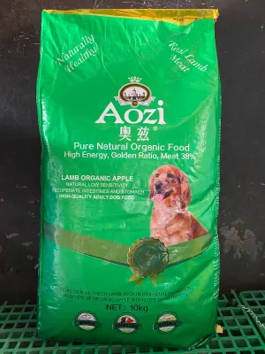 Aozi Organic "ADULT" Lamb Apple Dog Food 1kg REPACKED