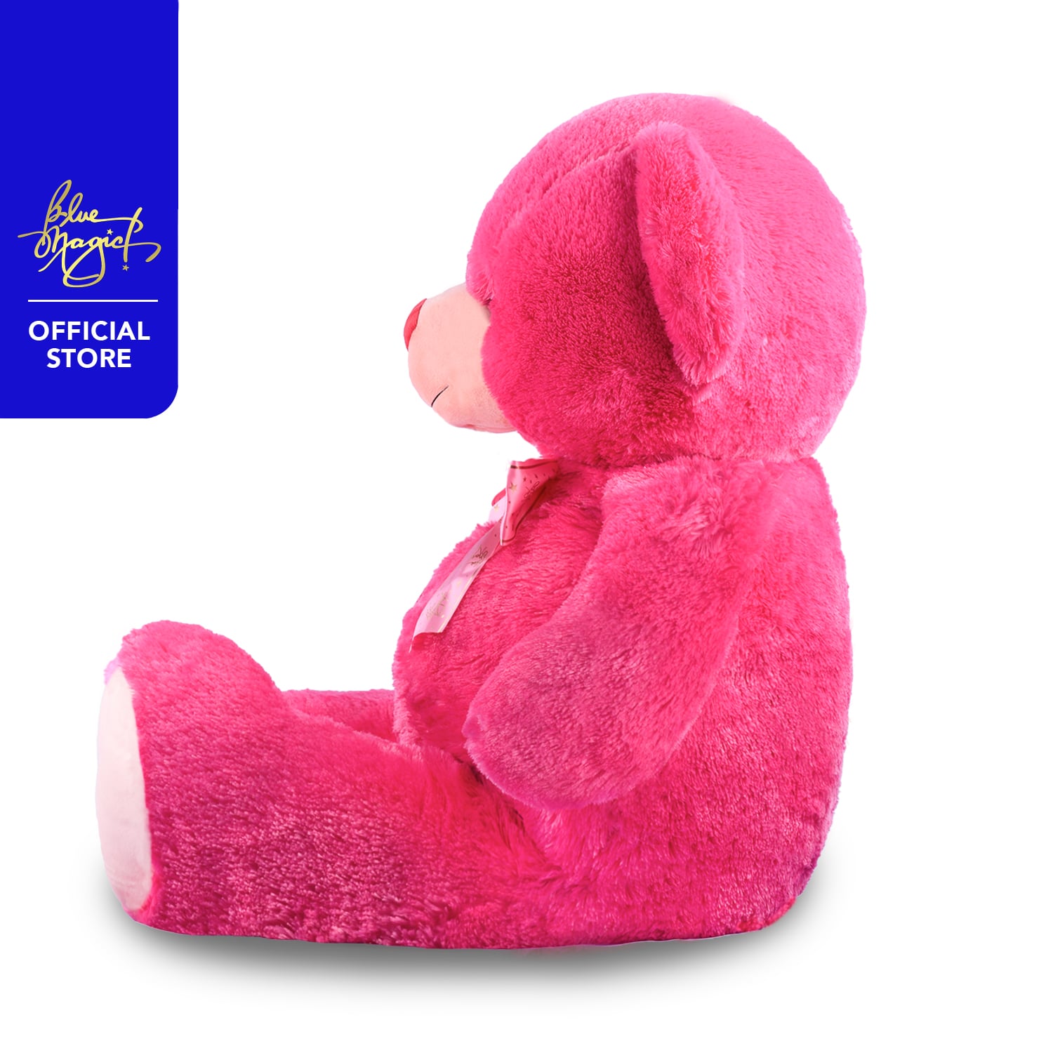 Blue Magic Casey XL Fuchsia Bear Stuffed Toy With Free Blue Magic Dust Bag Lazada PH