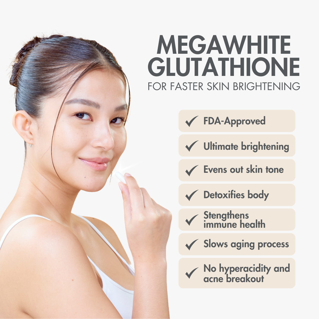 Vitapack Megawhite Glutathione Whitening Supplement 3 Sachets (6 capsules) 