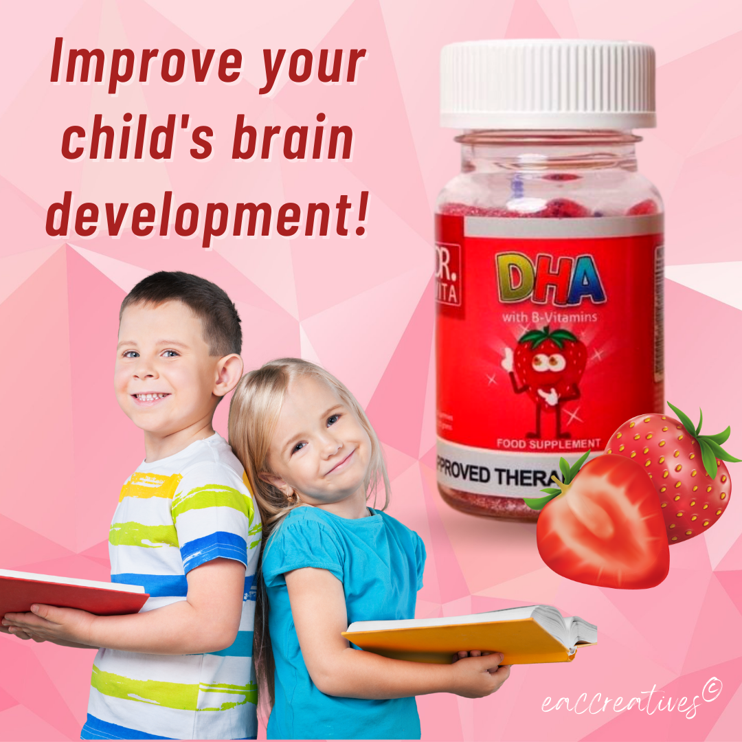 DR. Vita DHA with BVitamins for KIDS (30 gummies x2.5grams) Lazada PH