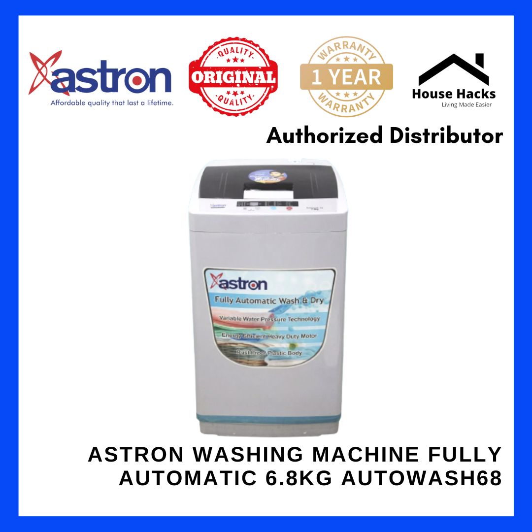 Astron Washing Machine Fully Automatic 6.8Kg AUTOWASH68 (House Hacks