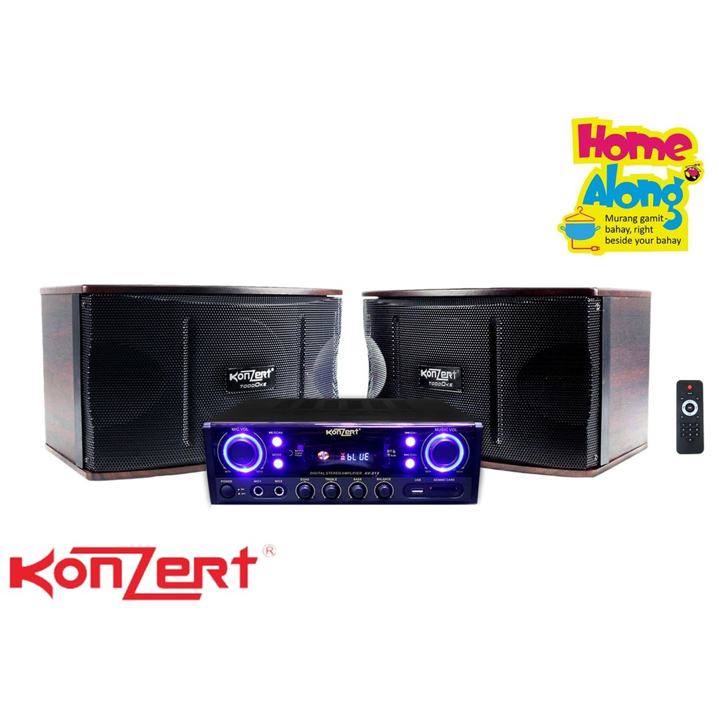 【New】 Konzert TodoOke Karaoke System 1 Set Of Amplifier And Speakers
