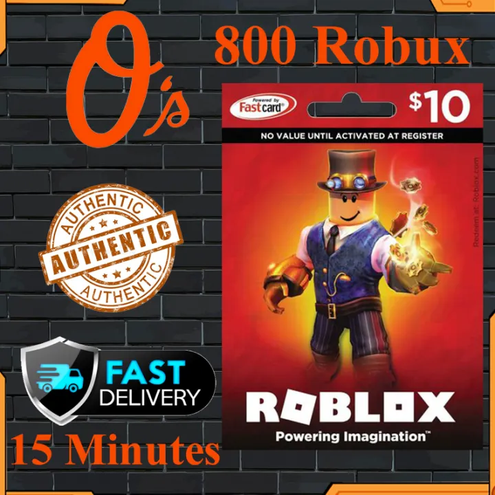 Roblox 800 Robux 15 Minutes Delivery Lazada Ph - roblox gift card philippines lazada