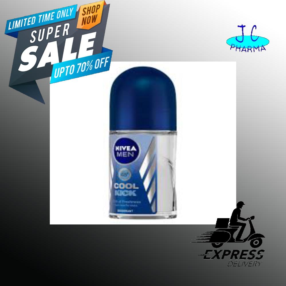 NIVEA MEN AntiPerspirant RollOn Cool Kick 25ml Lazada PH