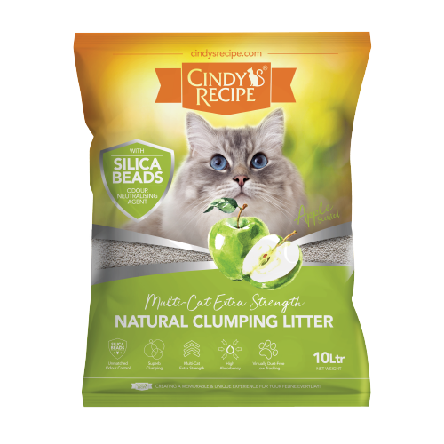 Cindy's Recipe Natural Clumping Bentonite Cat Kitten Litter 10L with