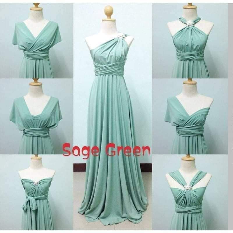 sage green infinity dress | Lazada PH