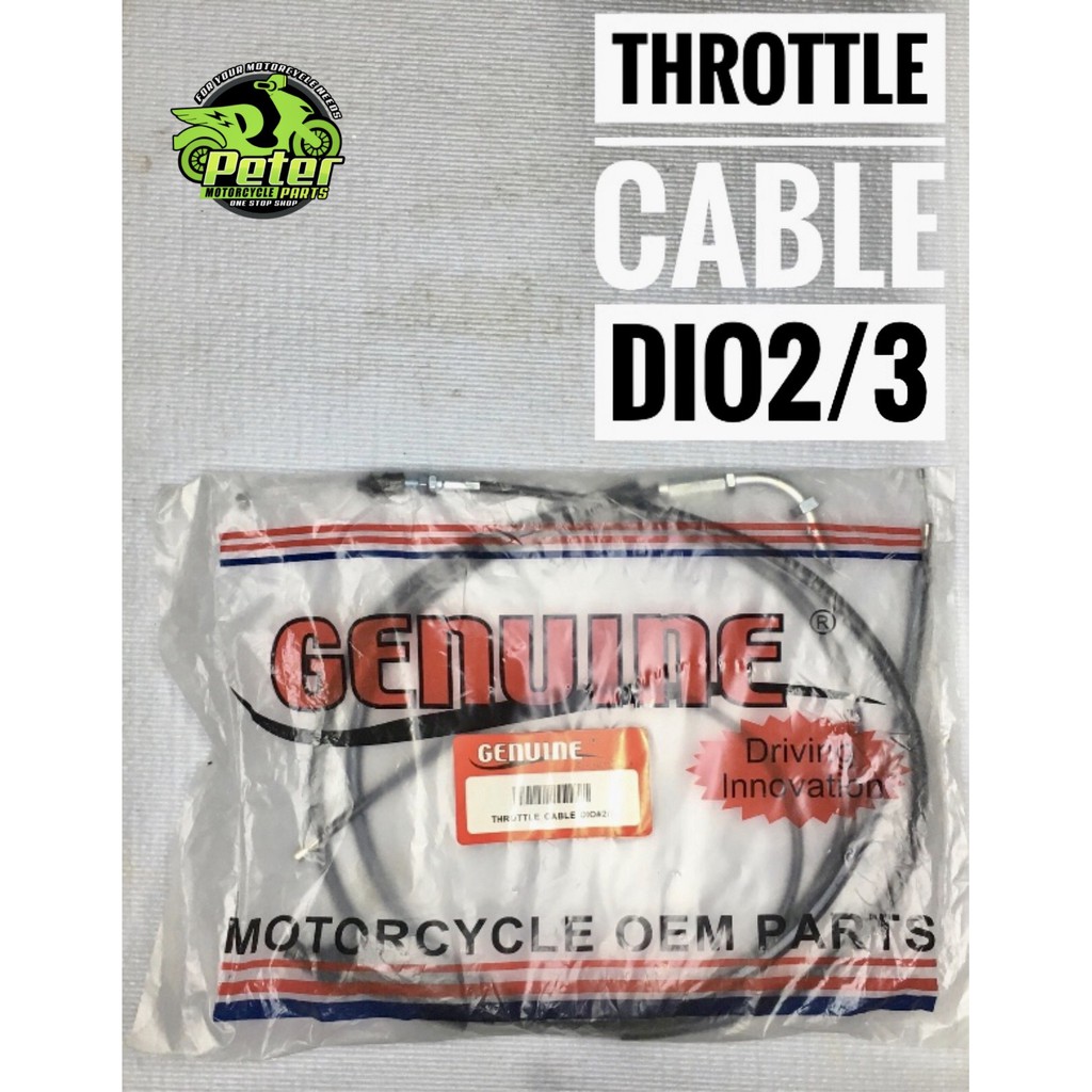 THROTTLE CABLE DIO 2/3 DOUBLE Lazada PH