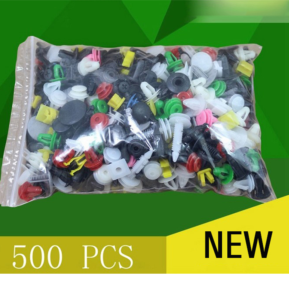 500PCS nylon Maintenance Rivet Door Panel Colourful Trim Plastic