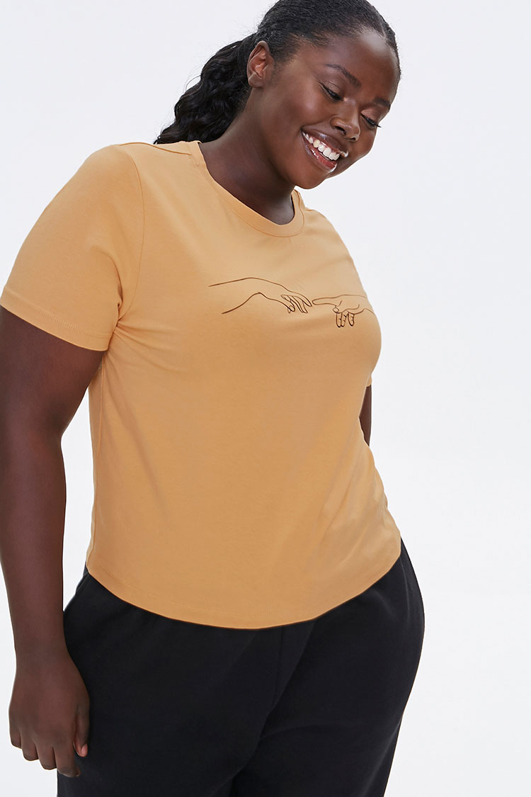 forever 21 plus size t shirts