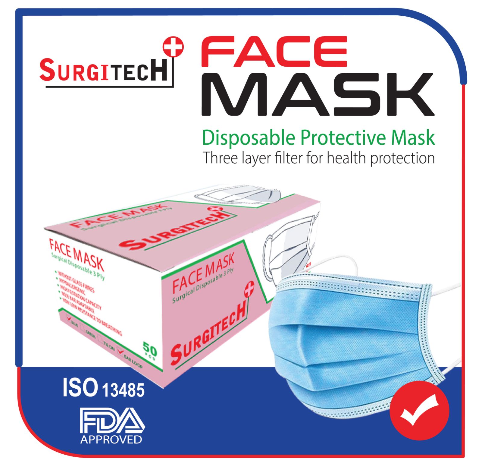 surgitech face mask fda