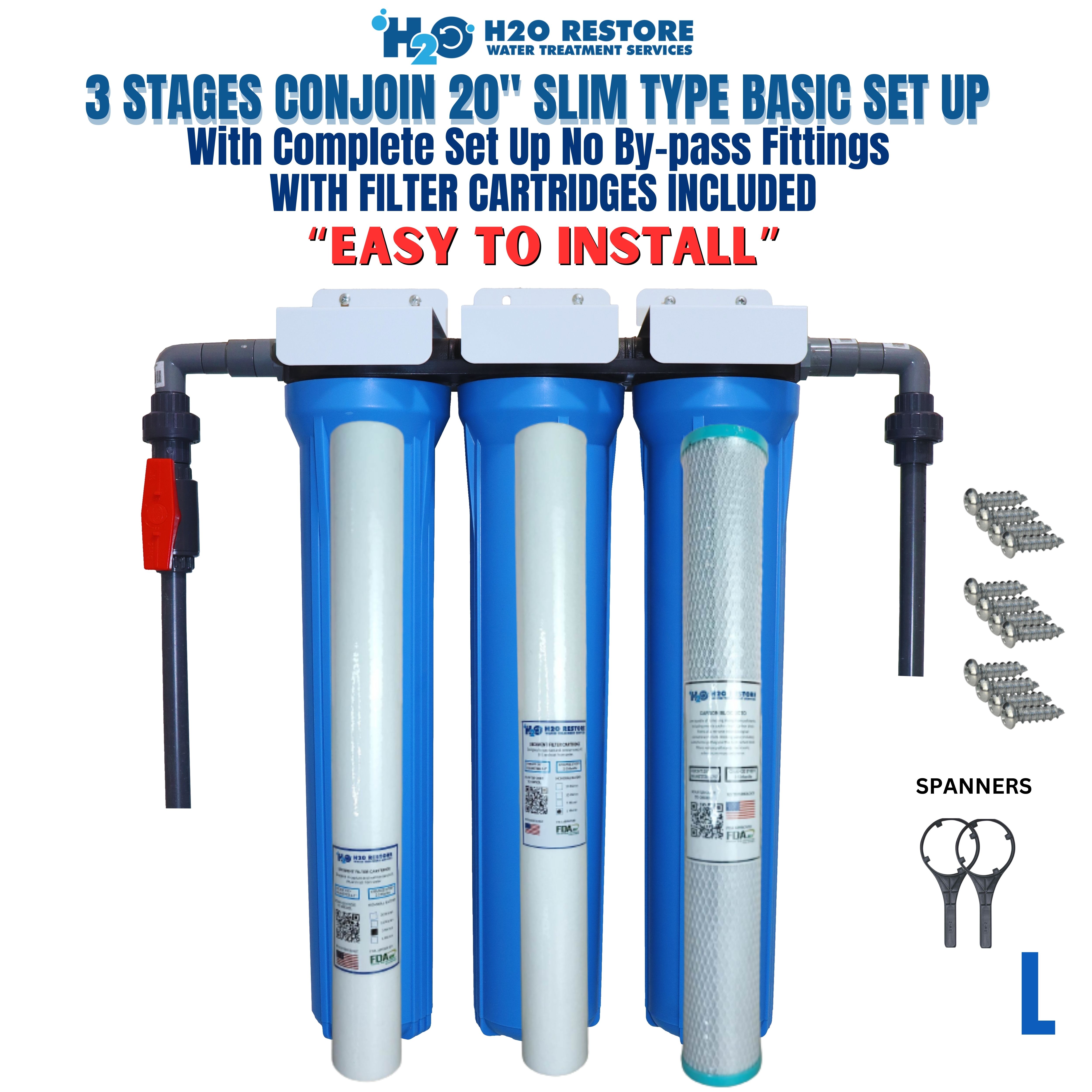 Water Filtration System Top Selling 3 Stages 20