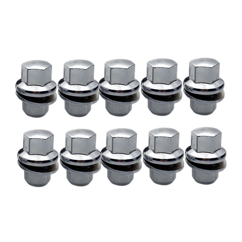 thumbnail interactive-video image 1 of 20 Chrome Wheel Nuts 14x1.5 For Land Rover Freelander 2 (2006-2014) Aftermarket Wheels 1 of 3