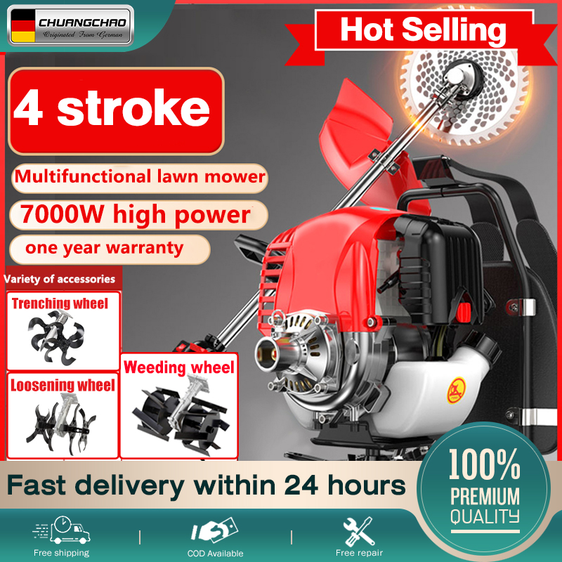 【Best Seller】CHUANGCHAO Japan 4 Stroke Grass Cutter gasoline High