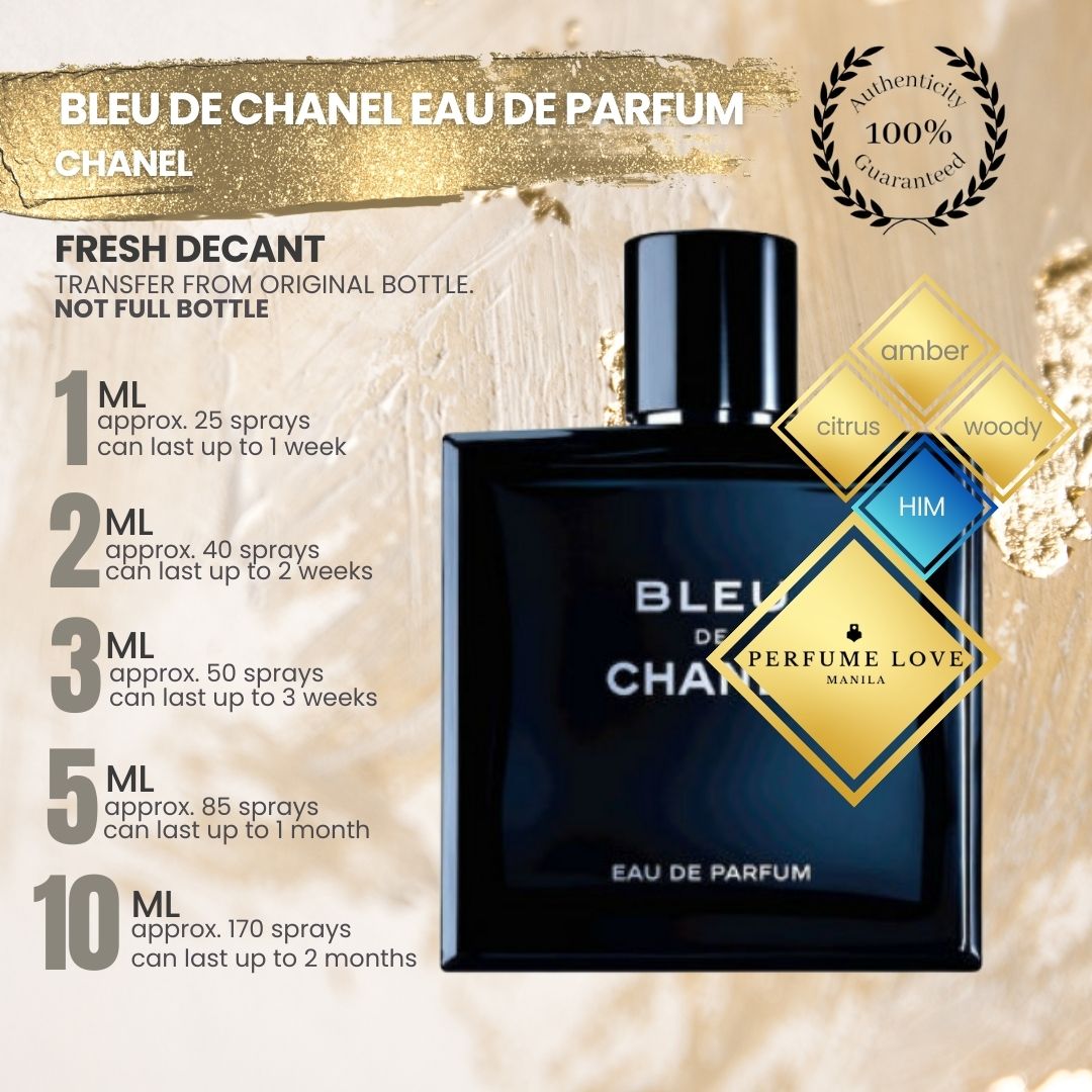 Bleu De Chanel Parfum 5ml Sample Sprayer on Mercari