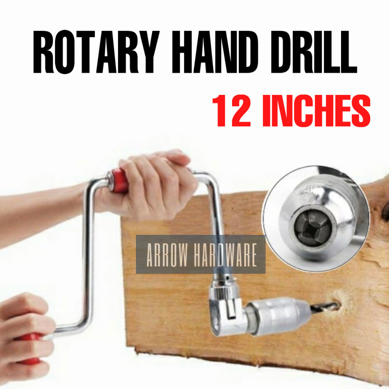 Manual Rotary Hand Drill/Drill Hole Tool/Reversible brace drill for