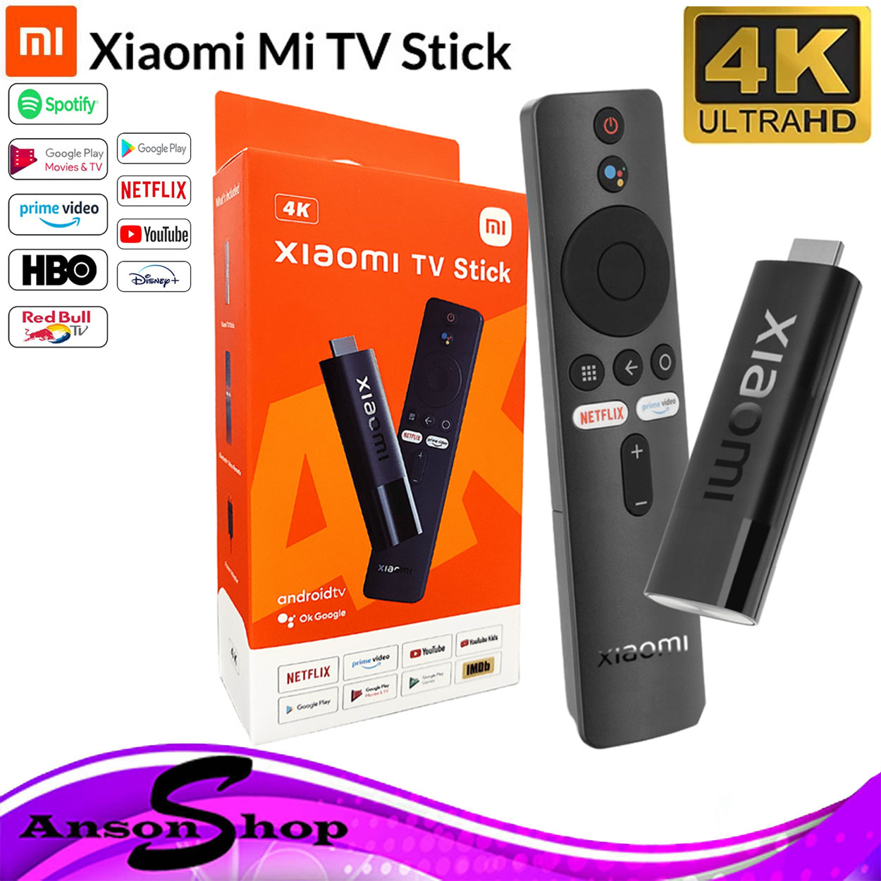 XIAOMI TV Stick 4K-EU 4K Android TV™ 11 Quad-Core 2/8GB BT®