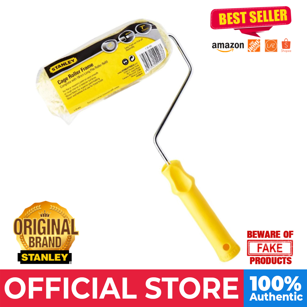 Stanley Paint Roller Complete 7 (129493) Lazada