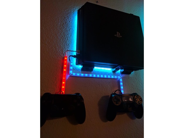 playstation on wall