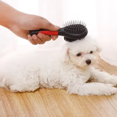 Pet Double Sided Grooming Tool Pet Comb Brush Dog Hair Brush
