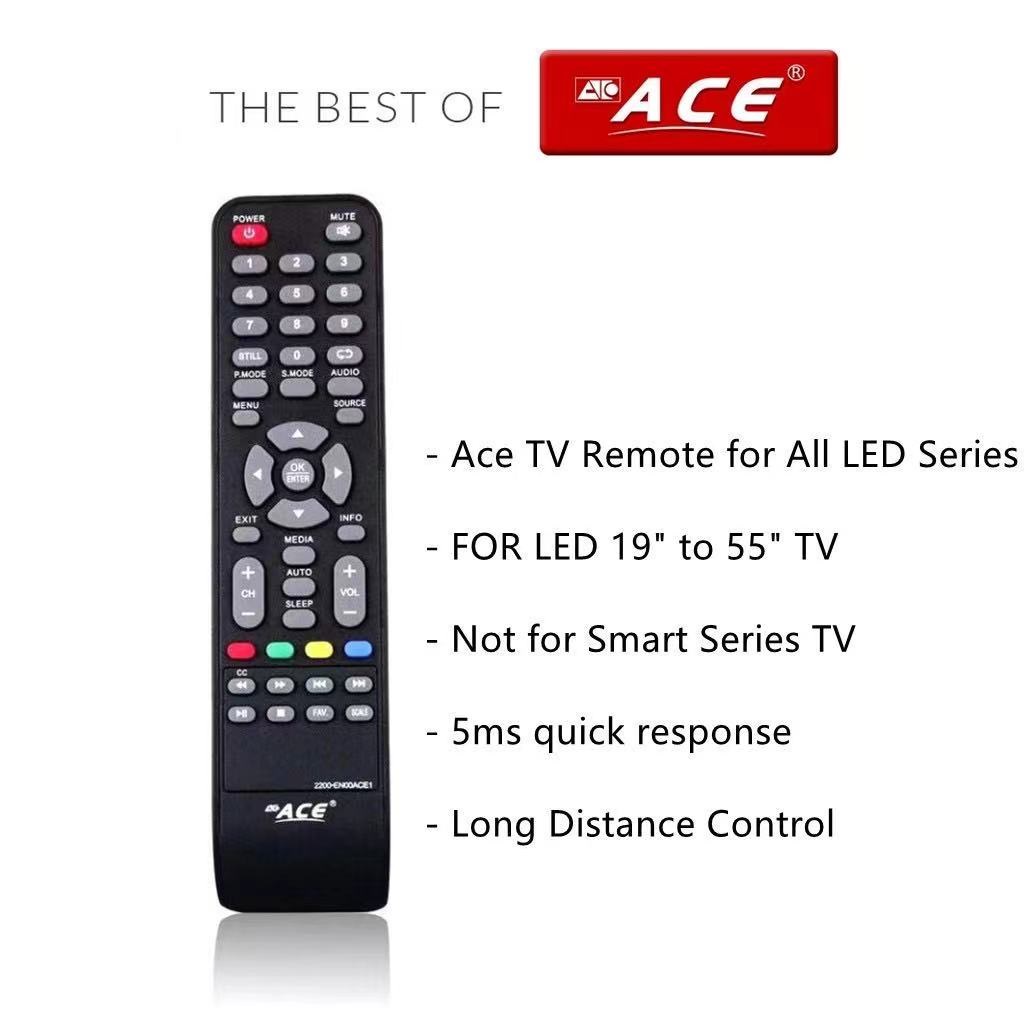Spot goods ☟ACE LED TV Remote Controllers COD | Lazada PH