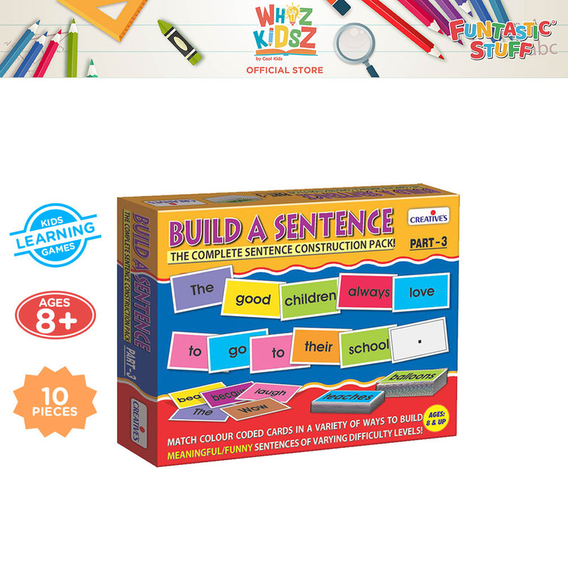 Whiz Kidsz Build A Sentence Part 3 Learning Game, Educational Learning ...