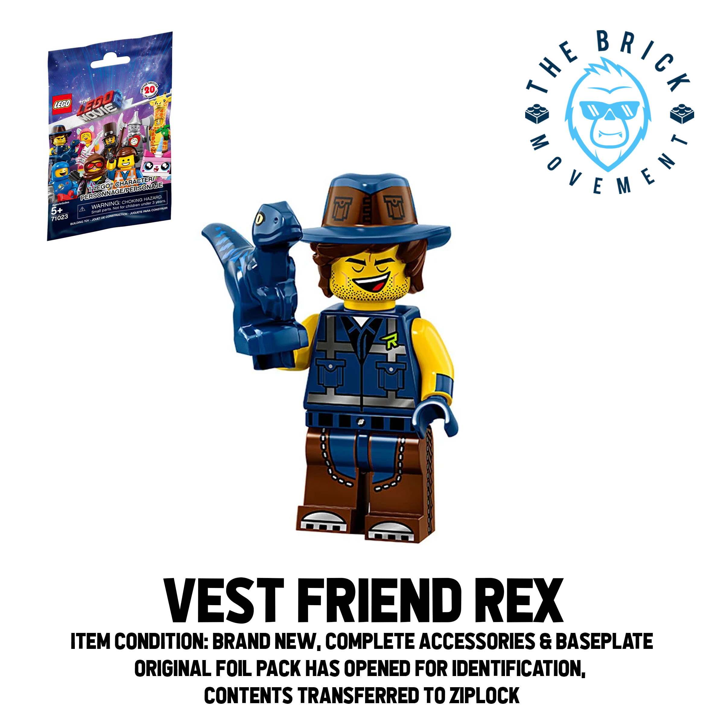 LEGO® Collectible Minifigure Series THE LEGO® MOVIE 2: Vest Friend Rex ...