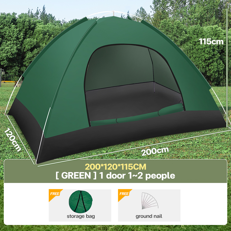 Camping tent 2/4/6 person outdoor dome tent picnic camping portable ...