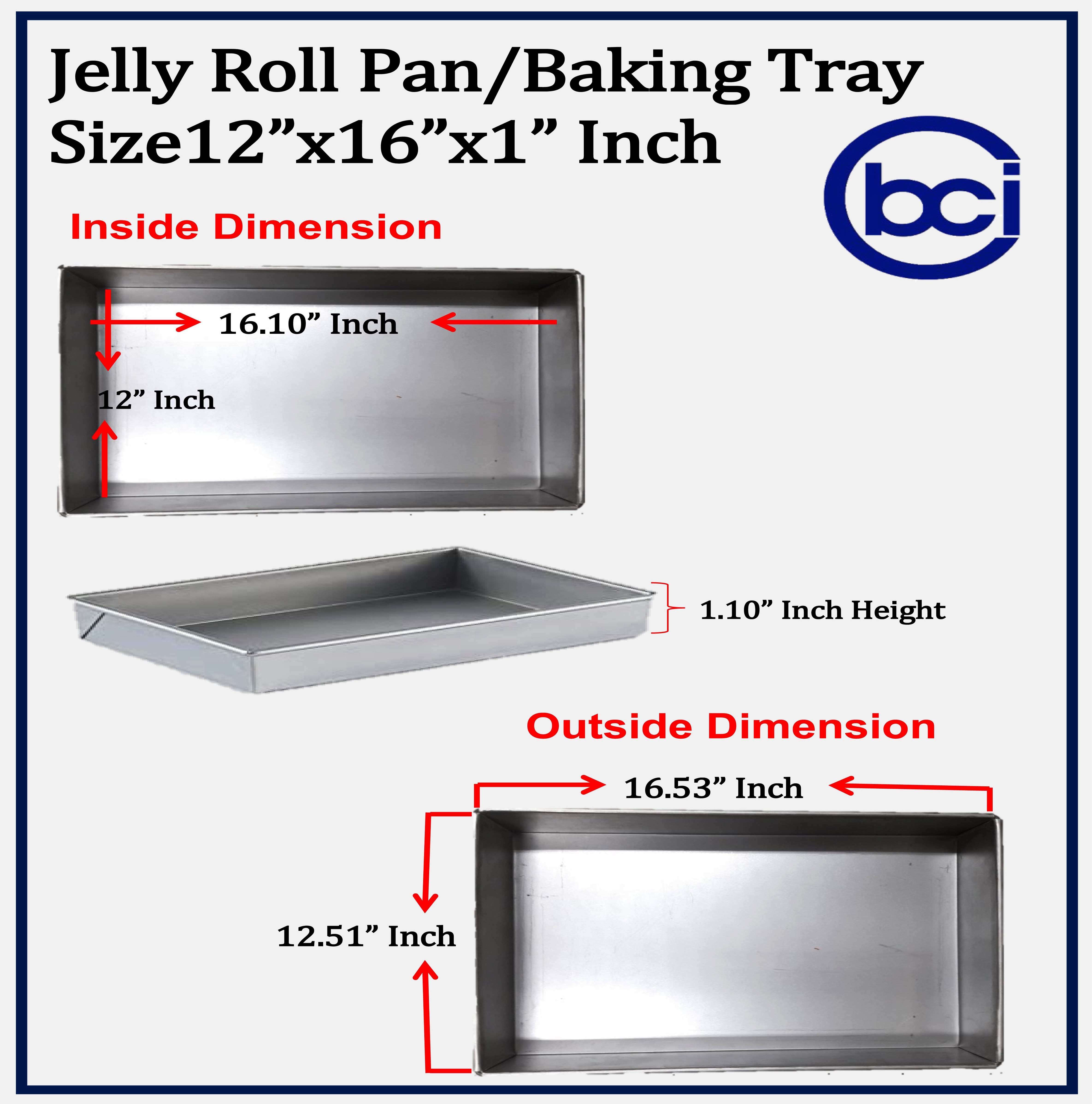 Jelly Roll Pan - 11 x 16 x 1