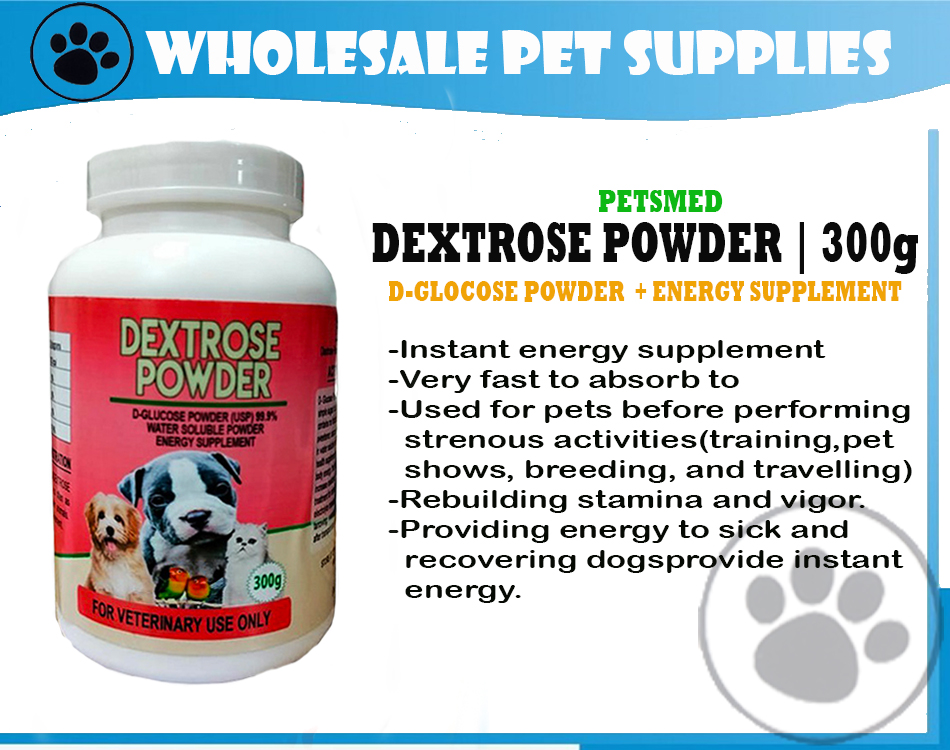 Petsmed DEXTROSE POWDER 300g Dextrose Powder For Cats Adult Cat