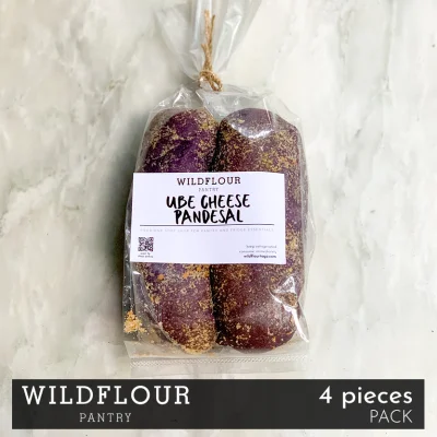 Wildflour Ube Cheese Pandesal Pack (4 pieces)