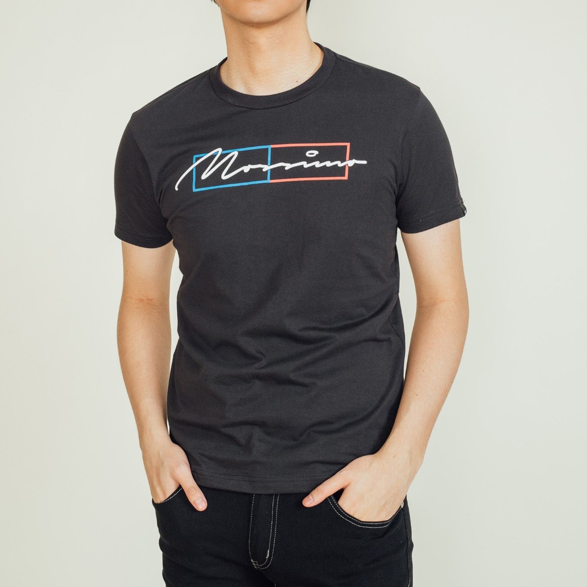 Black Mossimo Color Blocked Box 