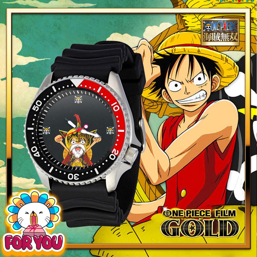 One Piece Anime Gold Luffy Strawhat Unisex Wrist Watch Watches Otaku Gift  Idea Casual Pirate Rubber Stainless Steel Analog OnePiece Cartoon Mugiwara  Funny | Lazada PH