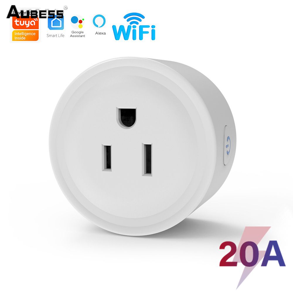 Aubess Smart Plug, Smart Outlet That Work with Alexa & Google