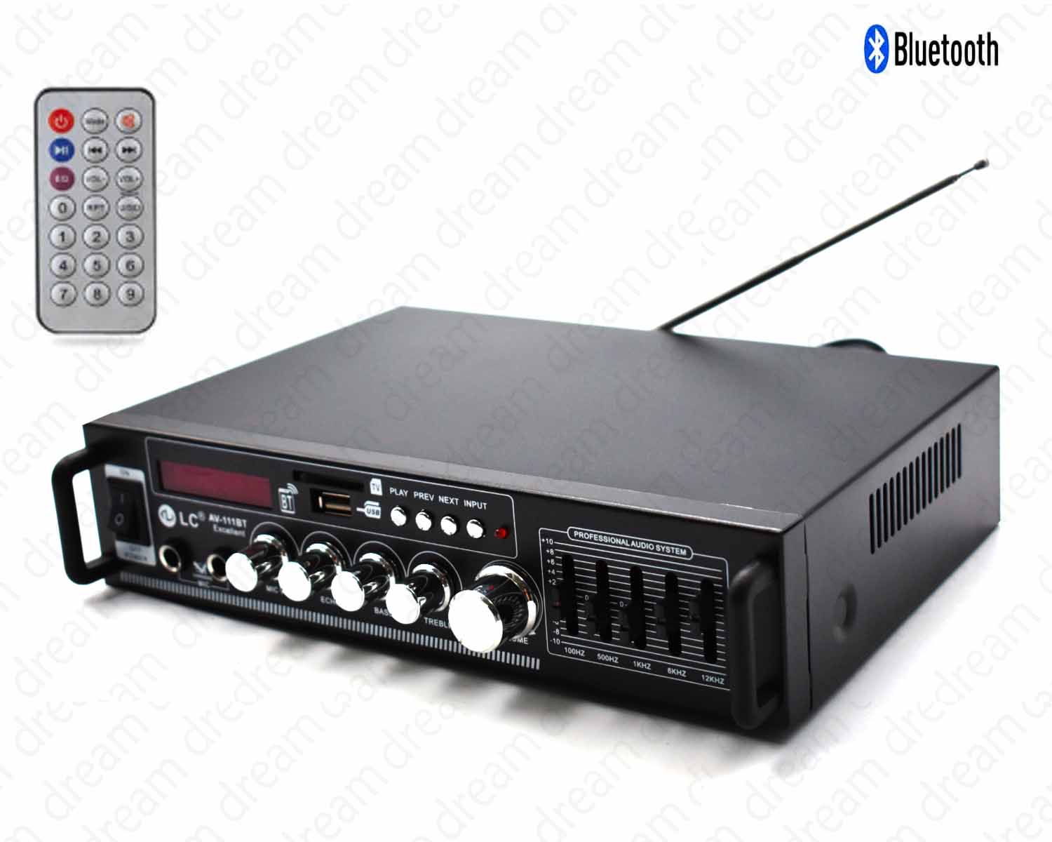 Facmogu KS-33BT 2.1CH Stereo Amplifier - Bluetooth 5.0 With Subwoofer Output
