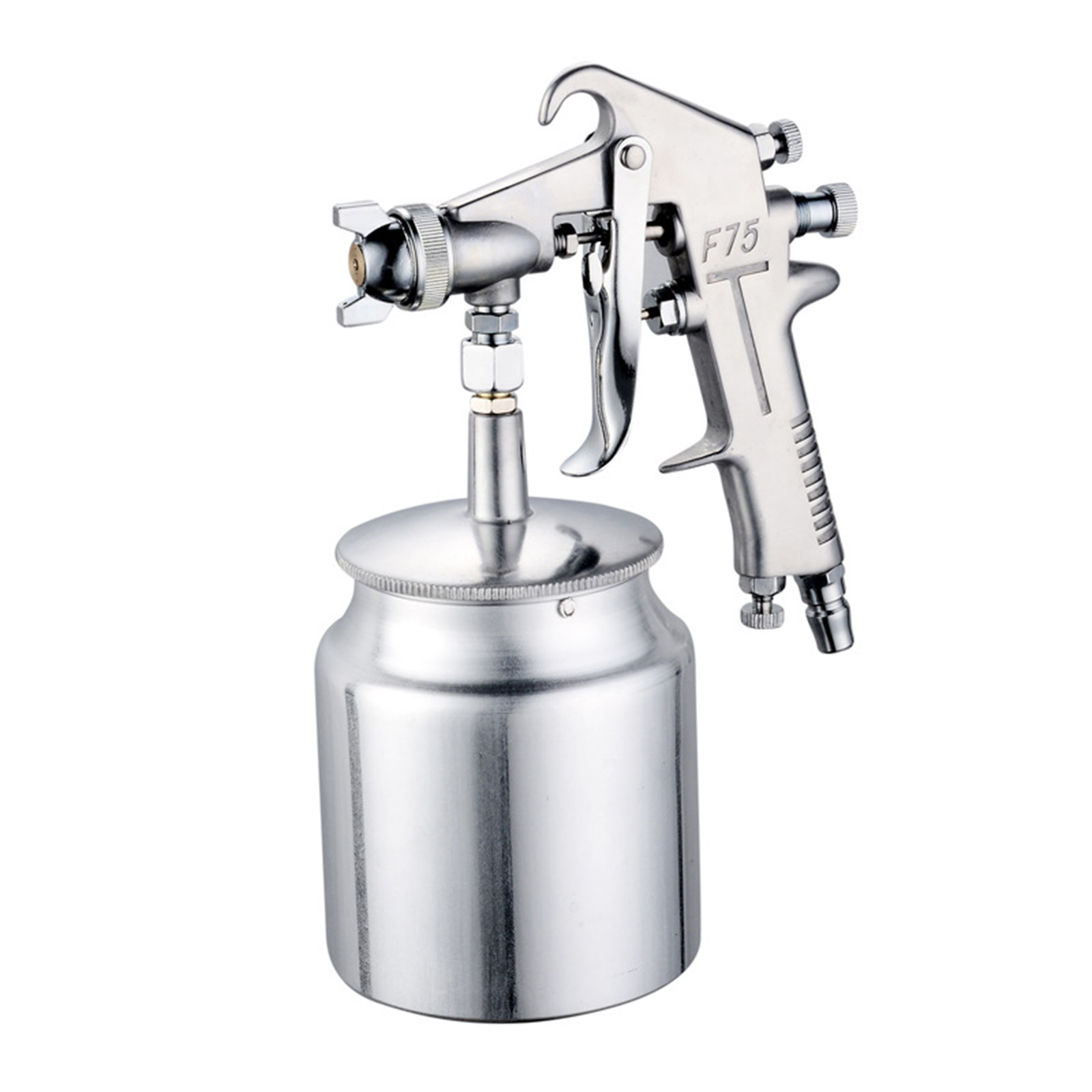 Professional Spray Gun, F75 400ML Pneumatic Spray Gun Airbrush Sprayer ...