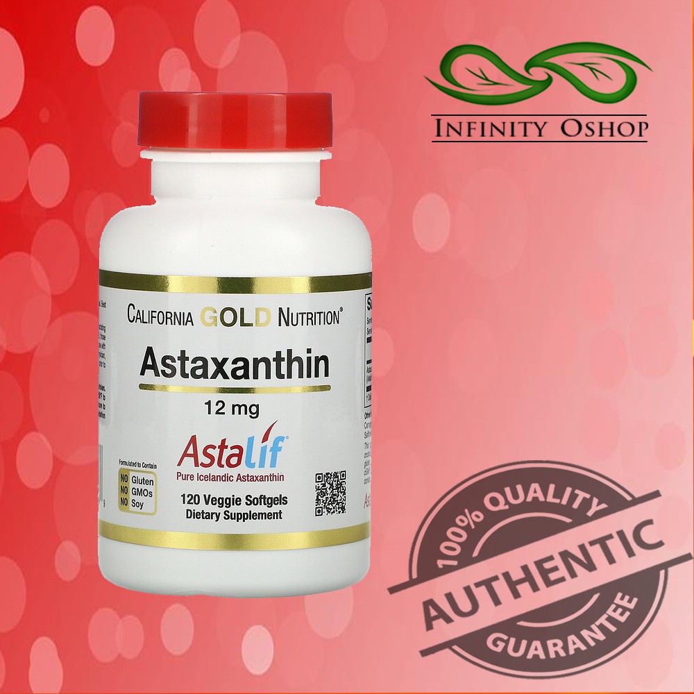 California Gold Nutrition Astaxanthin Astalif 12 Mg 120ct Lazada Ph 