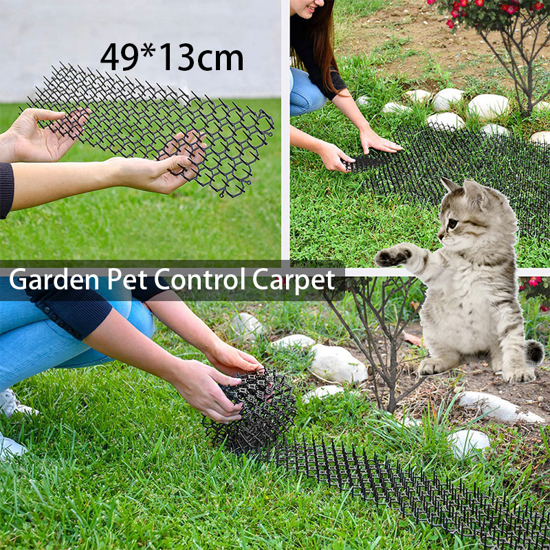 49*13cm Garden Anti Cat Mat Prickle Strip Balcony CatProof Net Cat