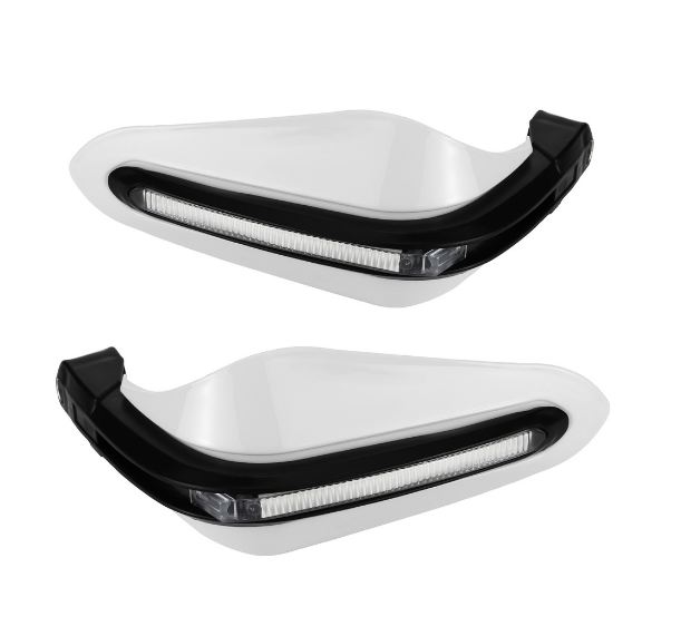 Universal 2pcs Motorcycle Handguard with LED Lights Crash hand Guard
