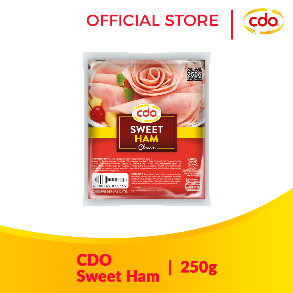 CDO Classic Sweet Ham 250g | Lazada PH