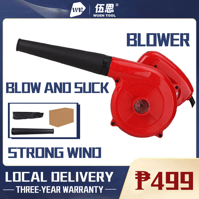 Local Delivery220V 600W Electric Air Blower Vacuum 2 In 1 Cleaner Hand Operated Blowing Dust