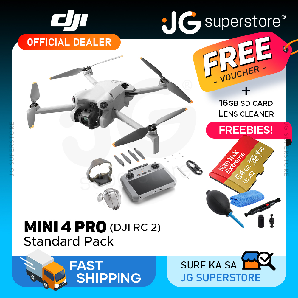 DJI Mini 4 Pro Fly More Combo Plus + DJI RC 2 / Standard + DJI RC