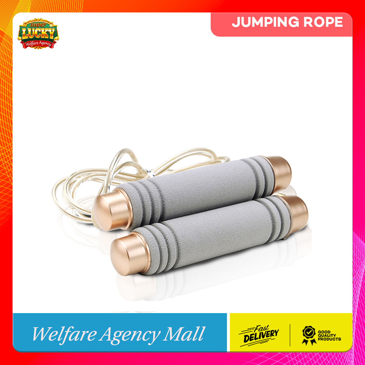Welfare Adjustable Wire Rope Load Bearings Skipping Training Boxing