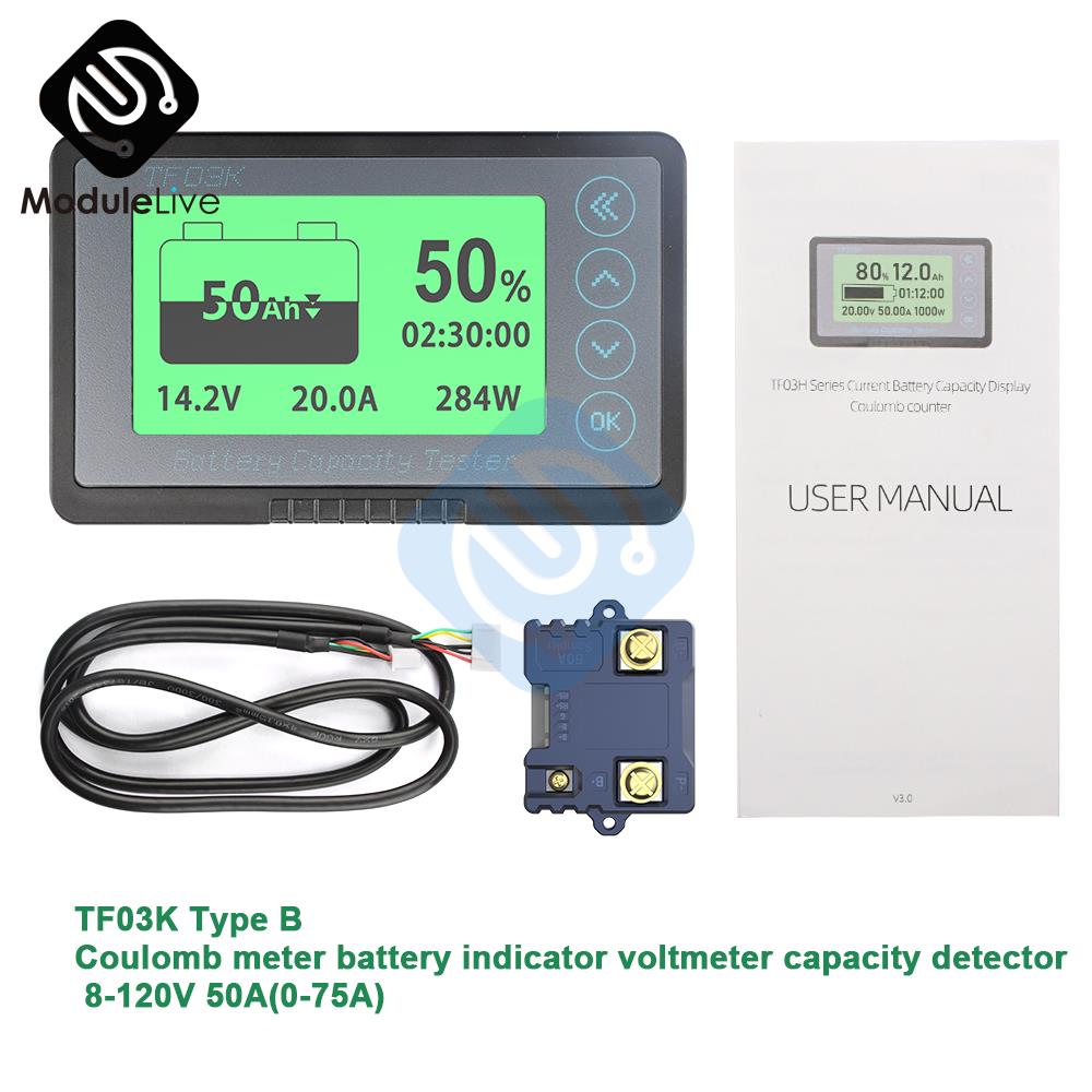 [Authentic] TF03K Coulomb Meter Electric Car Touring Car Battery Level