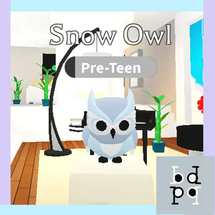 What Is A Mega Neon Snow Owl Worth In Adopt Me - roblox adopt me snow owl worth